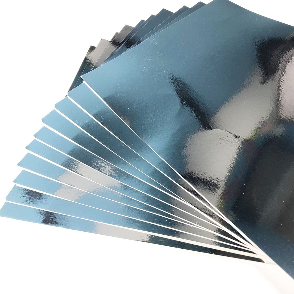 Silver Card 10 Sheets A2 Metallic Board