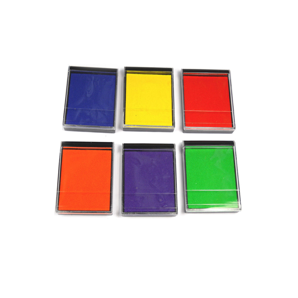 Assorted Colour Mini Foam Paint Pads Pack of 6