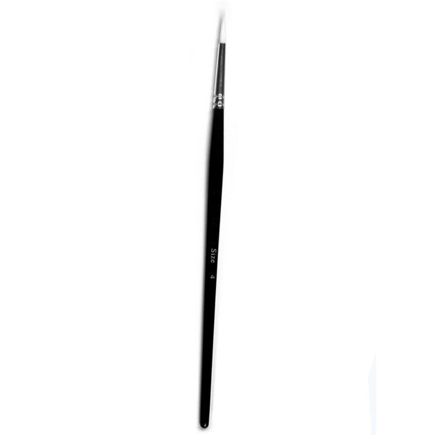 Round Synthetic Sable Paint Brushes Size 4