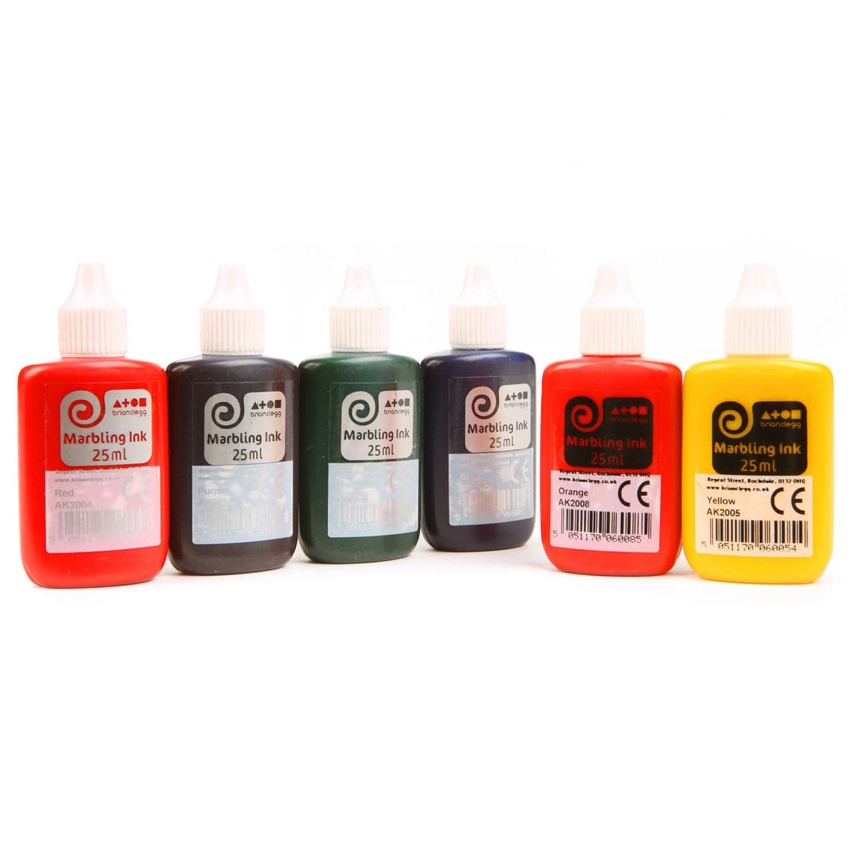 Marler Inks Ready to Use Marbling Inks, 6 x 25ml Bottles – BCreativetolearn