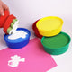 sponge painting bowls