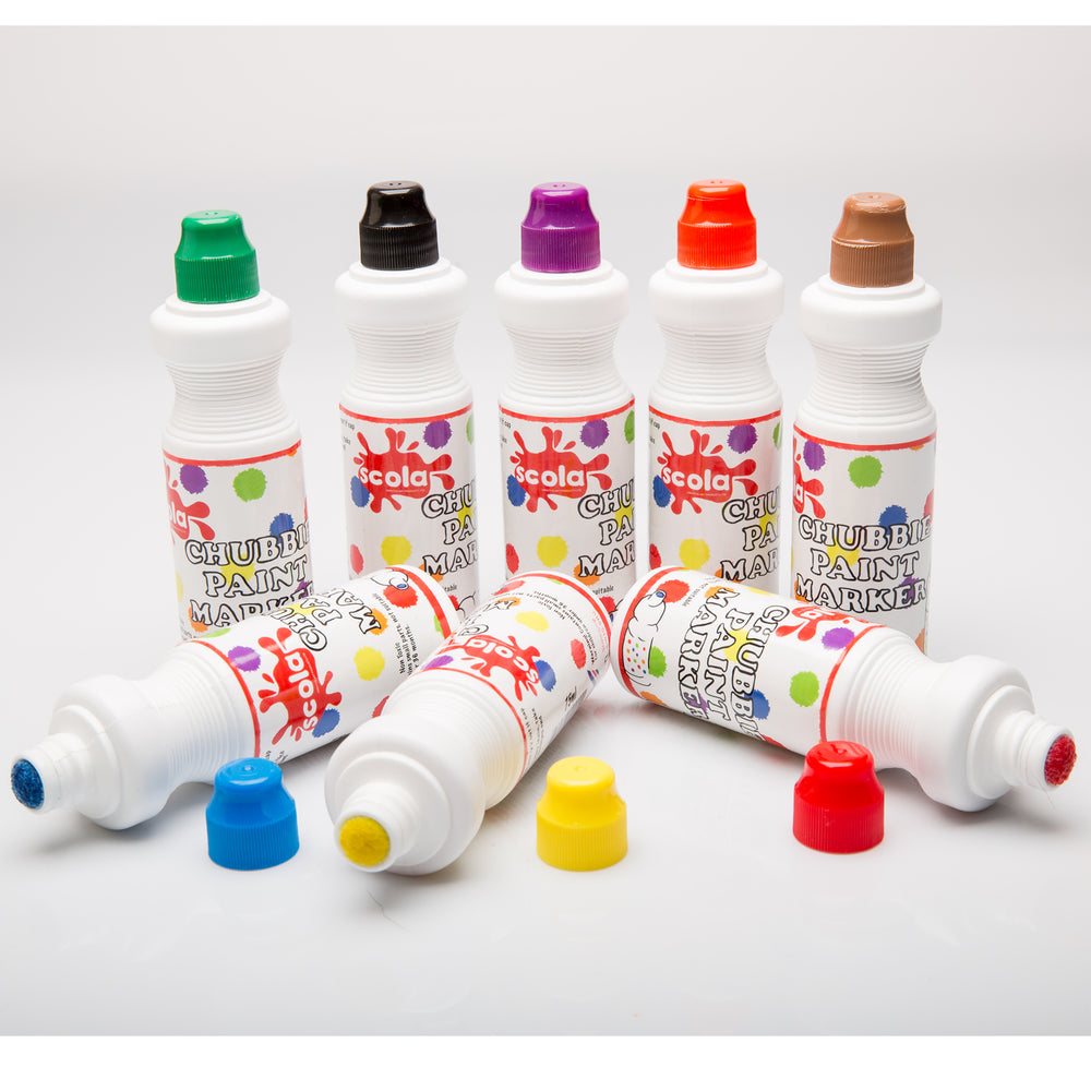 8 Chubbi Paint Markers