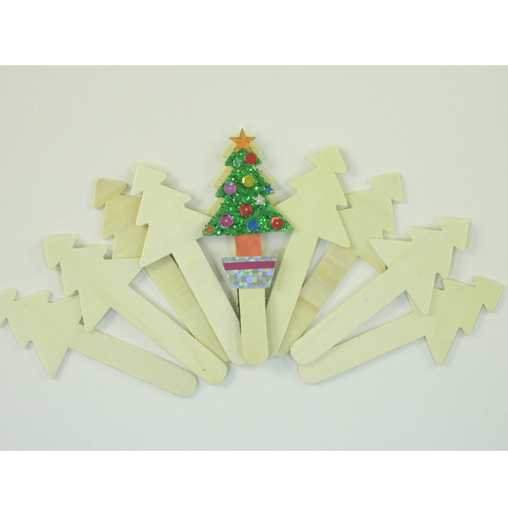 Lolly Stick Christmas Trees