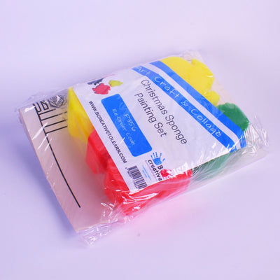 festive paint sponge set
