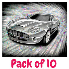 Holographic Scraperfoil 152mm x 101mm, Pack of 10