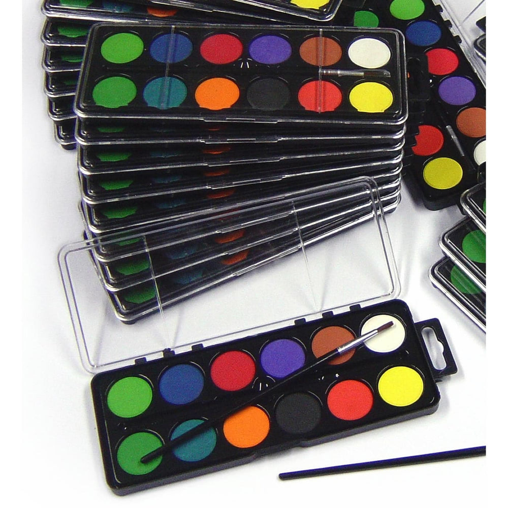 Watercolour Palettes and Brushes
