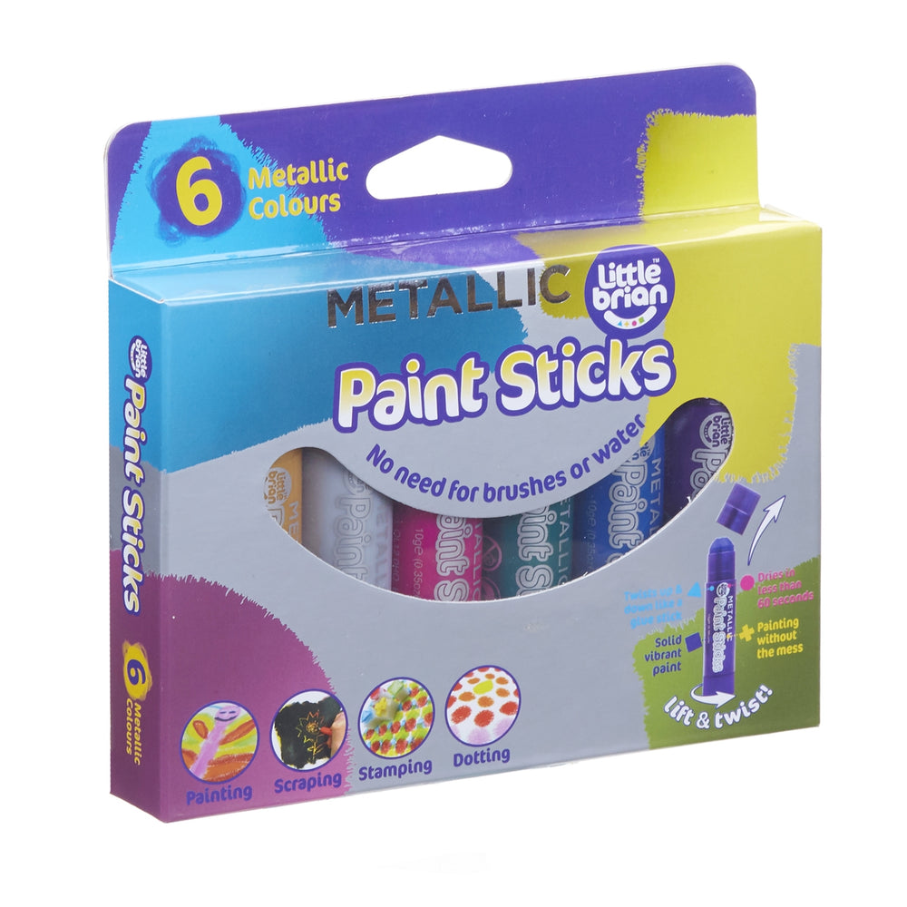 Little Brian Metallic Paint Sticks 6