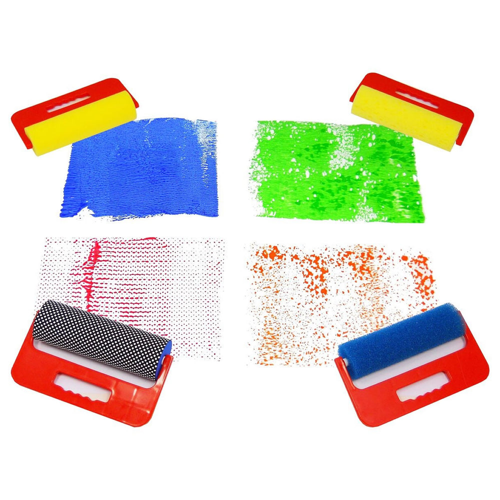 Giant Outdoor Texture Paint Rollers Pack of 4