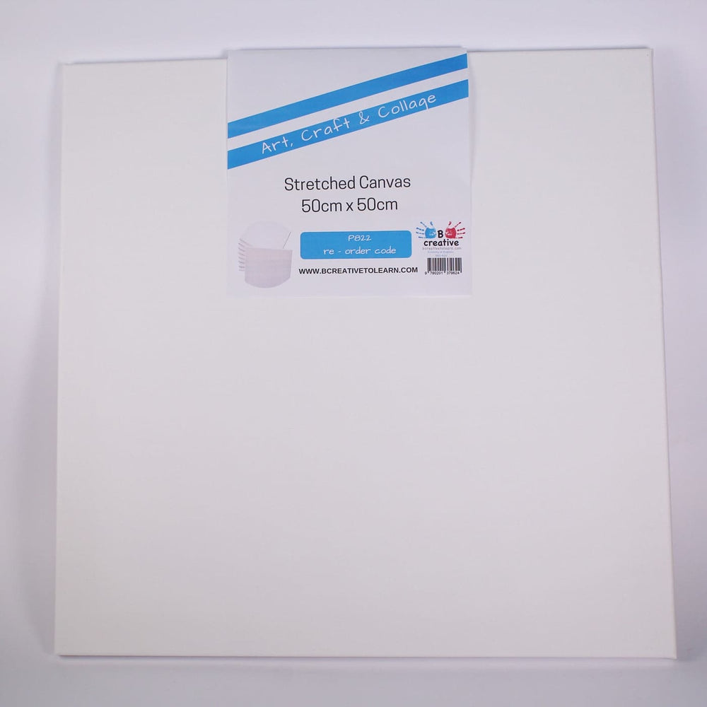 Square White Wall Canvas 50cm x 50cm