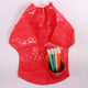 red pvc apron