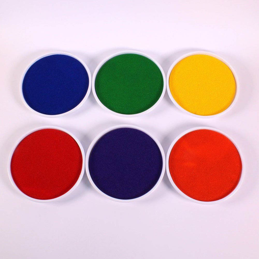Washable Assorted Colour Foam Paint Pads Pack of 6
