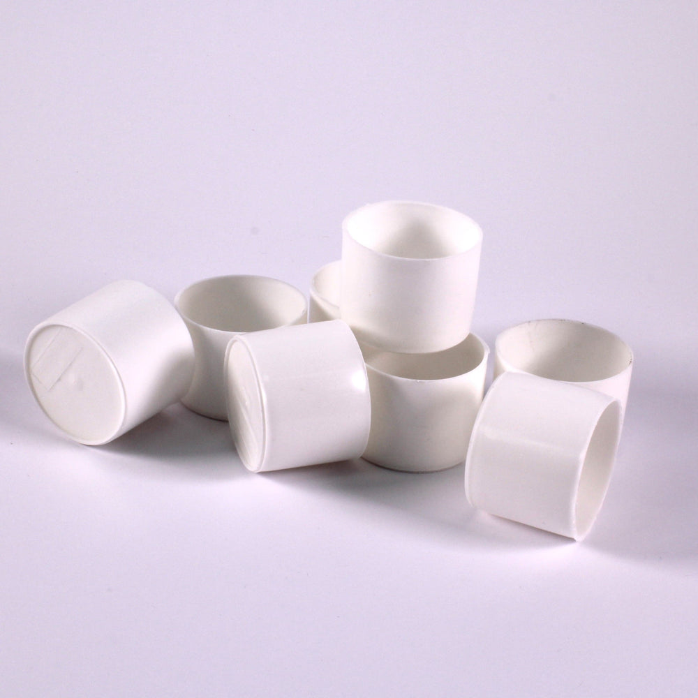 Small White Paint Pots