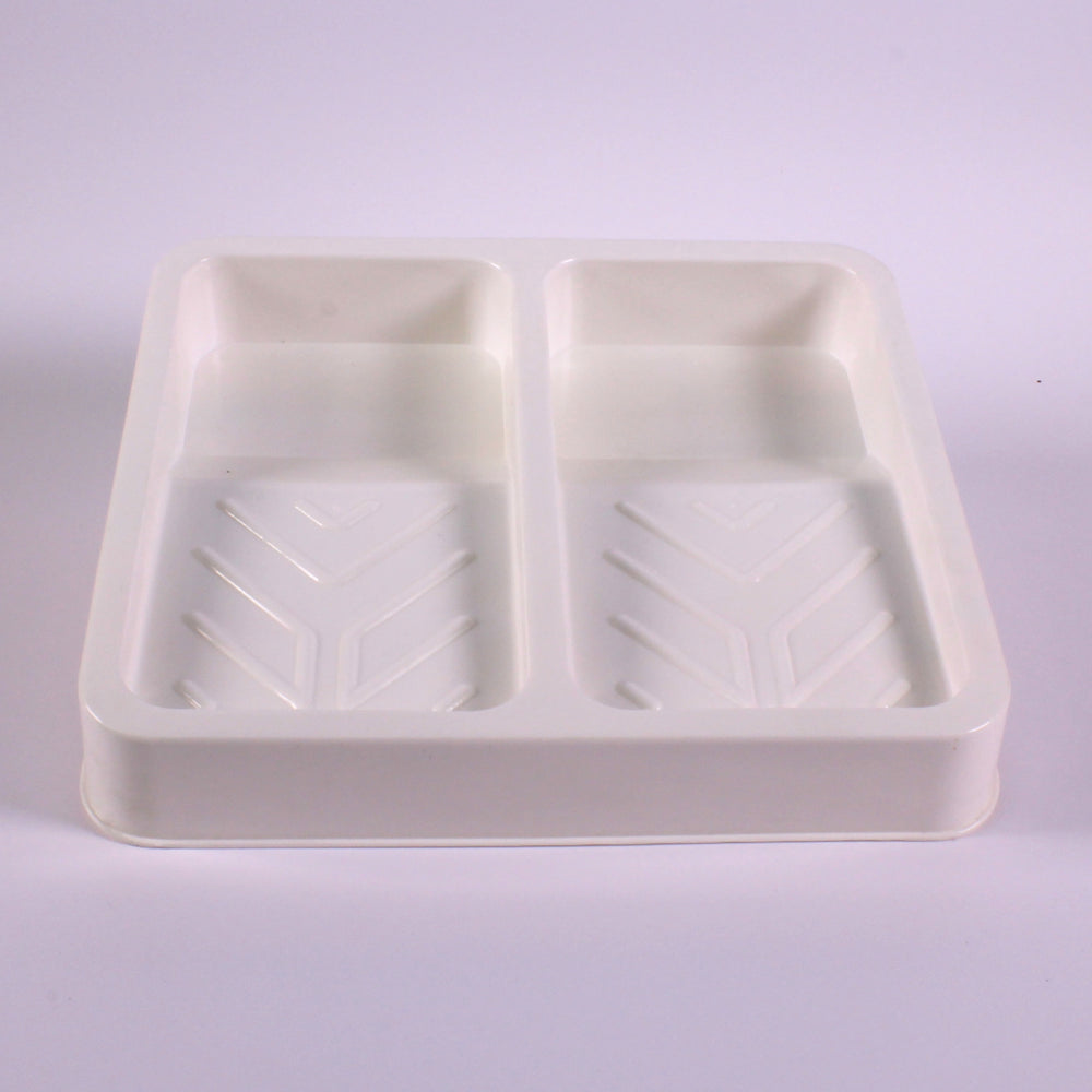 Plastic Double Well Paint Roller Tray