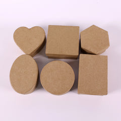 Assorted Shape Papier Matche Boxes with Lids