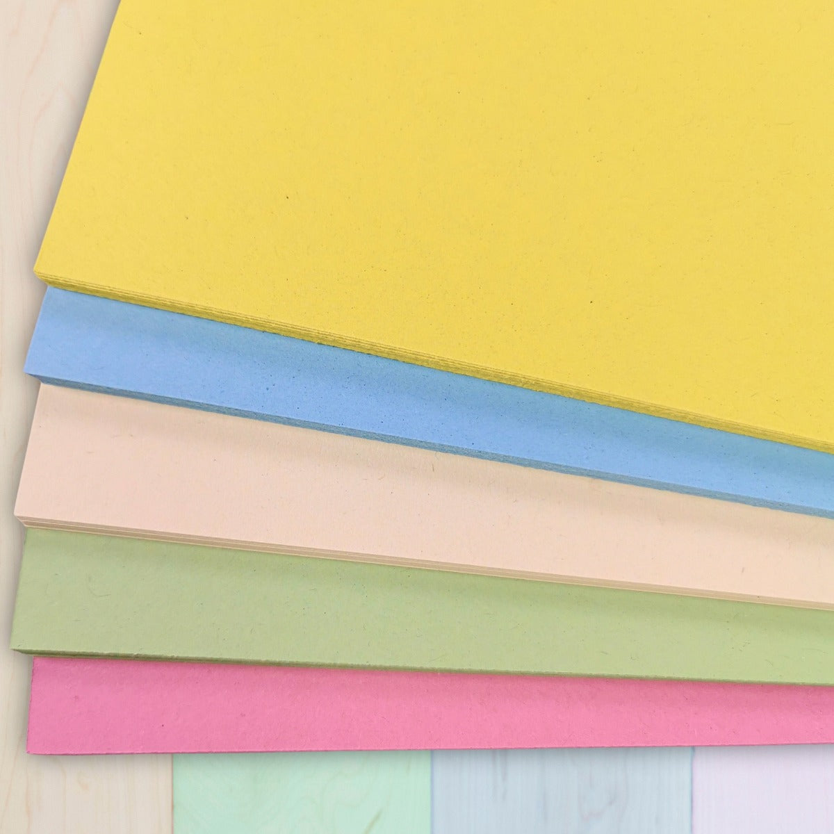 A3 100% Recycled Pastel Coloured Card in 180gsm Choose Quantity