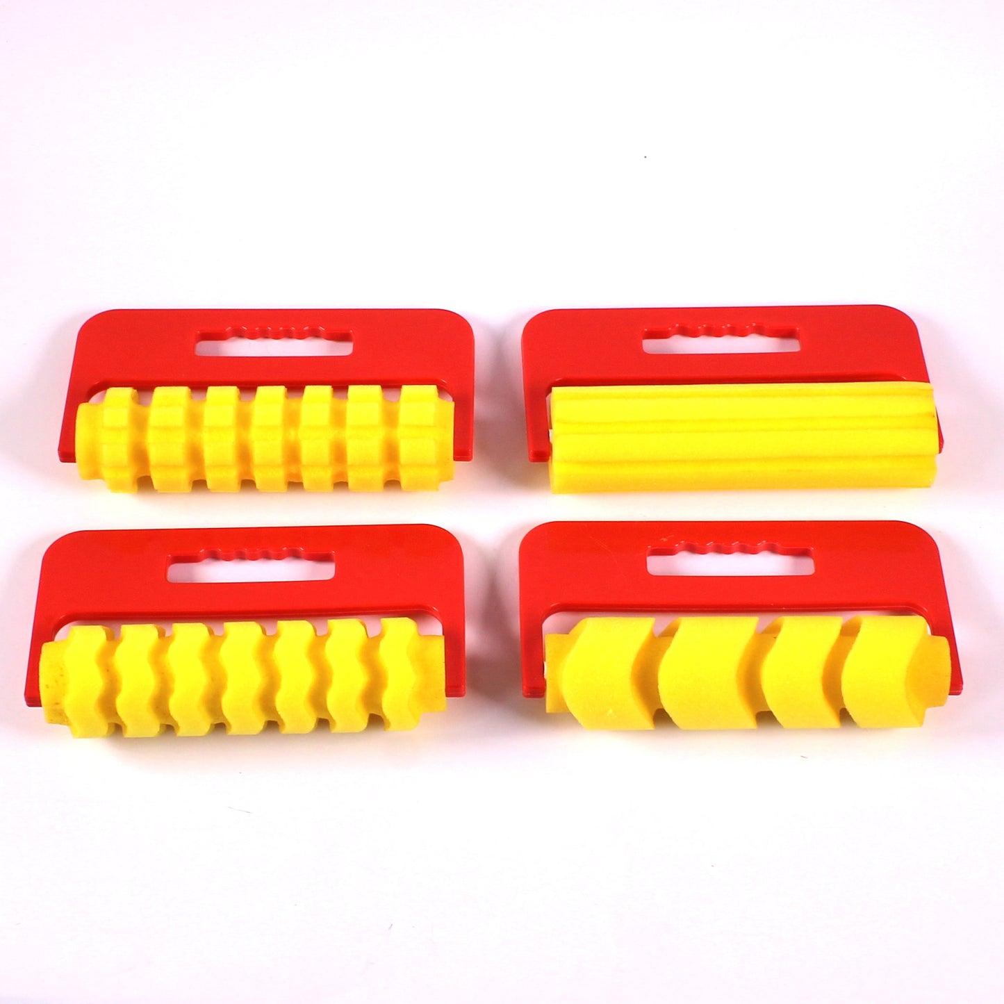 Assorted Pattern Foam Rollers Pack of 5 