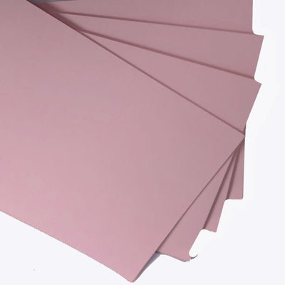 pastel pink a4 card
