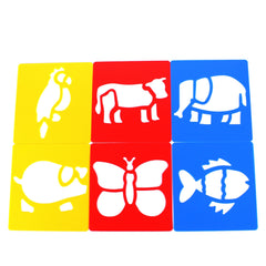 Plastic Washable Animal Stencils