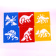 dinosaur stencils