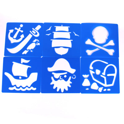 Plastic Pirate Stencils