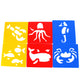 Plastic Sealife Stencils