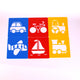 Plastic Transport Stencils