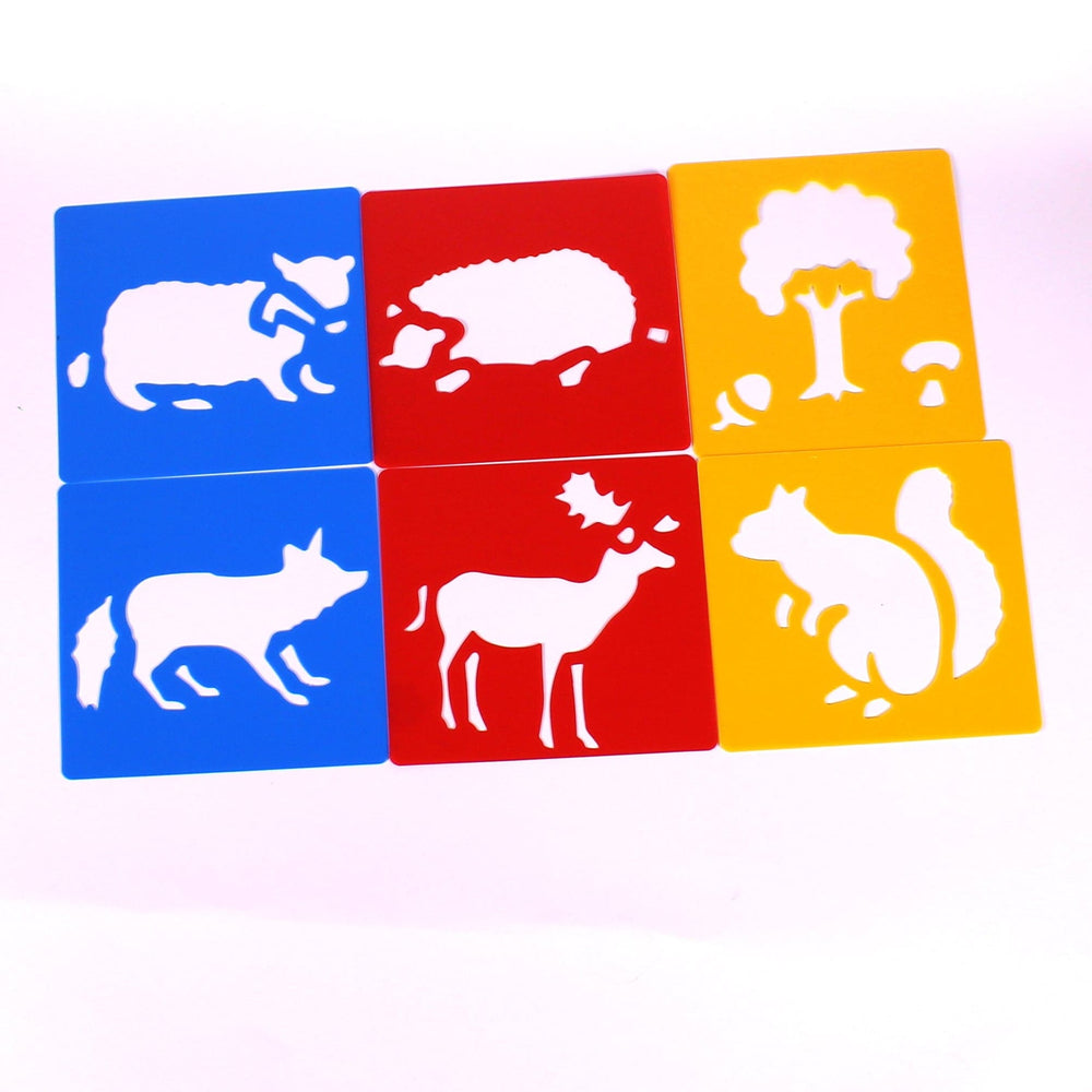 Plastic Woodland Stencils