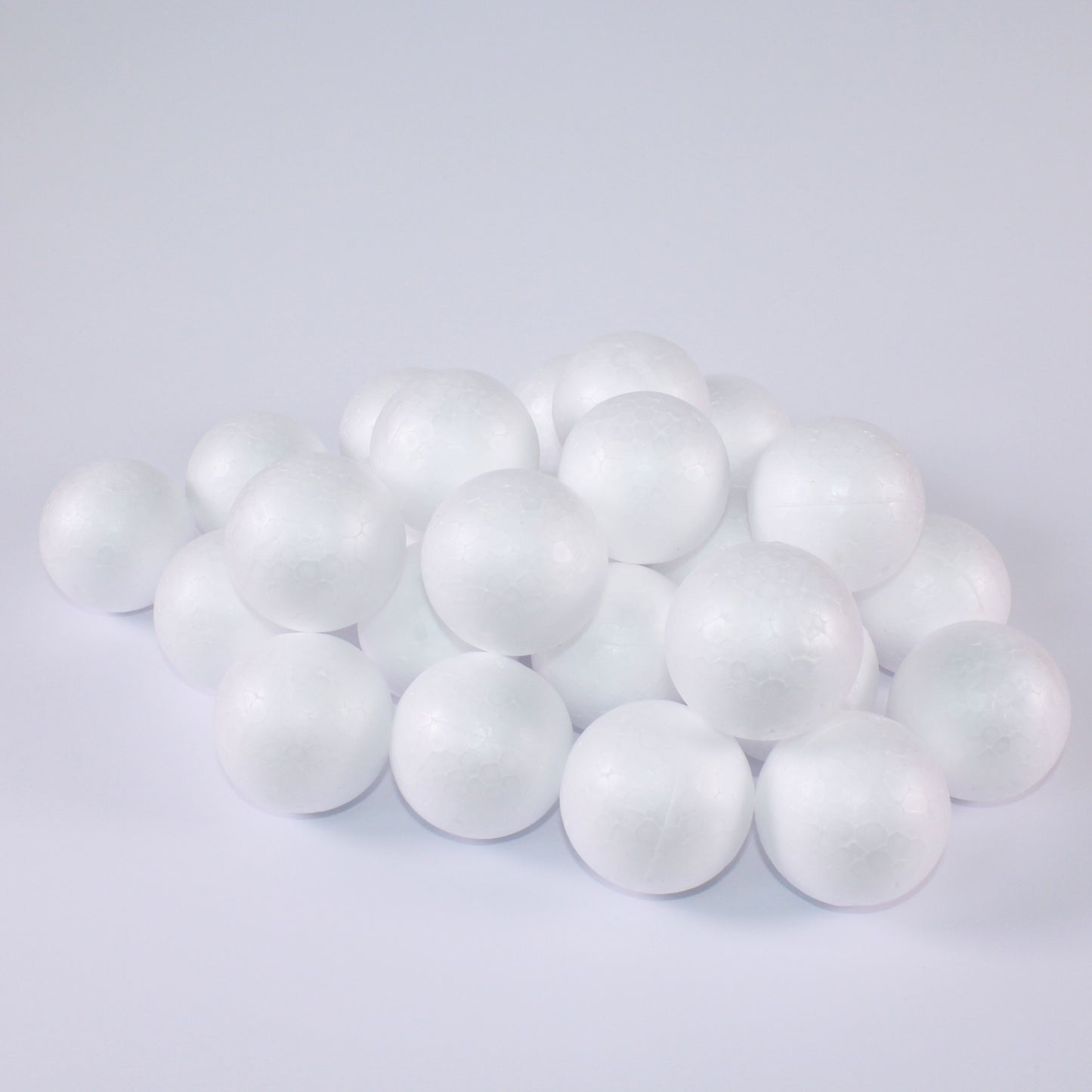 White Polystyrene Balls 40mm