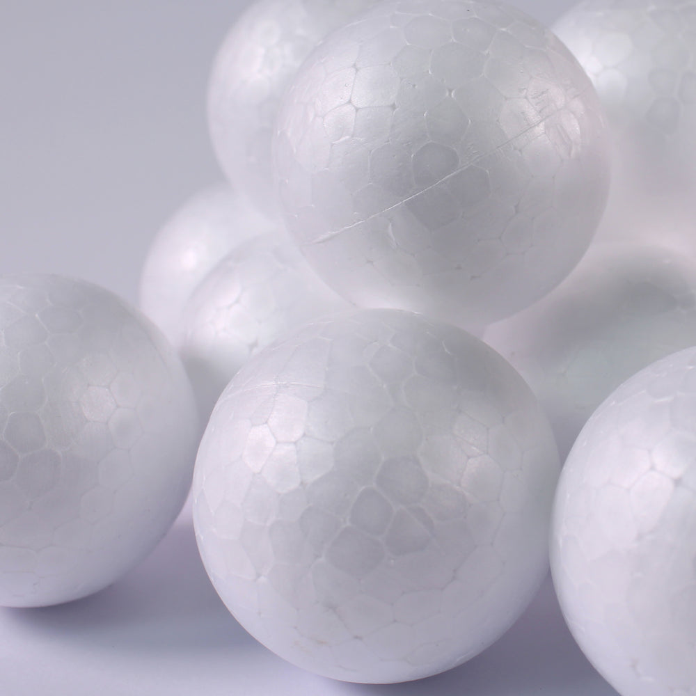White Polystyrene Balls Choose Diameter & Quantity