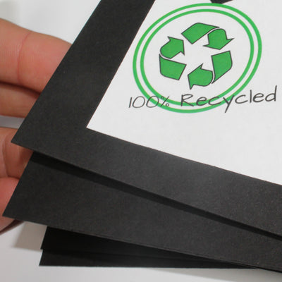 A4 Recycled Black Card 270gsm Choose Quantity