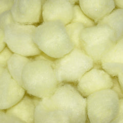 Yellow Craft Fluffs, Pack of 100