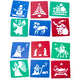 christmas and nativity stencil set