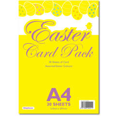 A4 Easter/Spring Card Mix, 30 Sheets