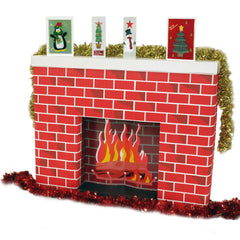 Life Size 3D Corrobuff Fireplace