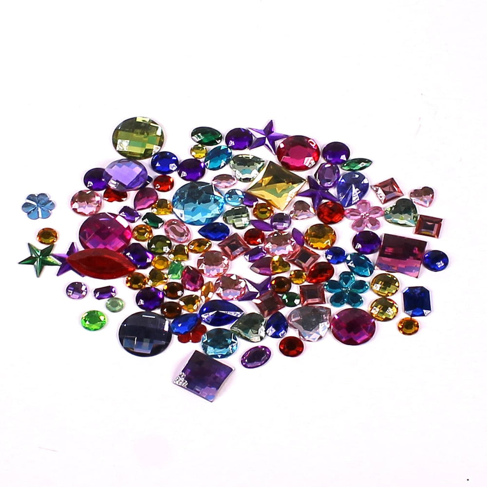 Self Adhesive Assorted Jewels 200g