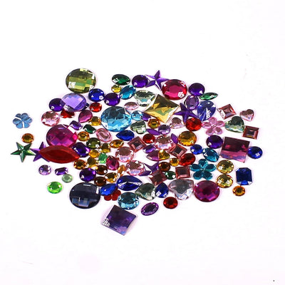 Self Adhesive Assorted Jewels 200g