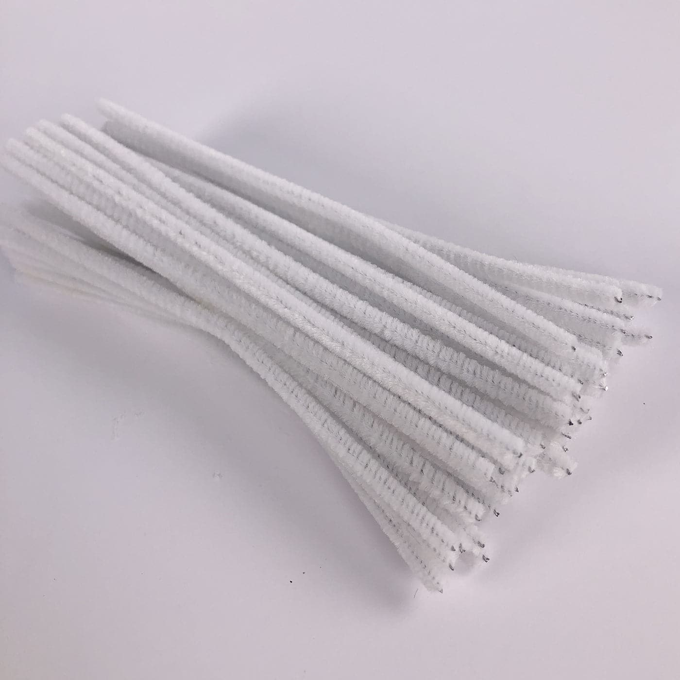 High Quality Short White Pipe Cleaners approx 100 – Economy of