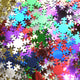 rainbow snowflake sequins