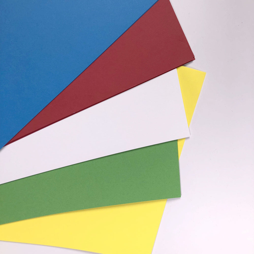 SRA3 Coloured Card 100 sheets 230 micron 5 Colours