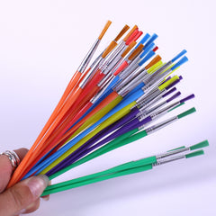 Bright Colour Super Value Synthetic Brushes Pack of 144