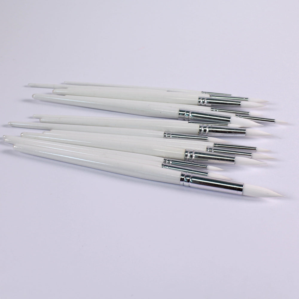 Round Synthetic Sable Paint Brushes Sizes 0, 2, 4, 6, 8, 10 and 12 Pack of 60