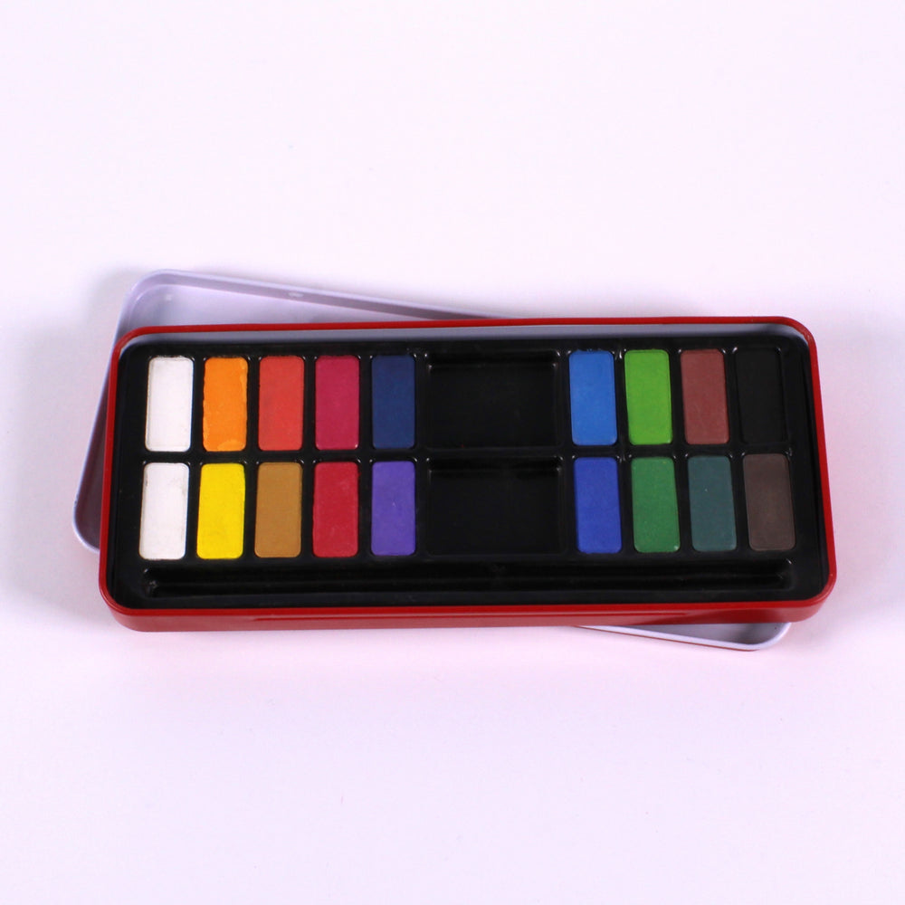 18 Watercolour Paint Tin