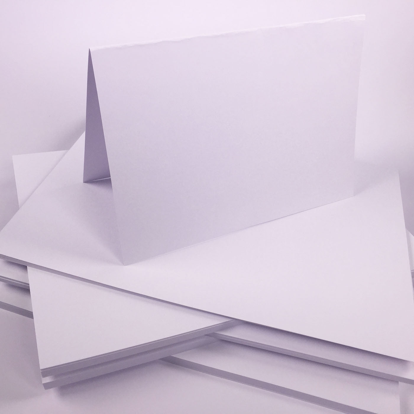 bright white thick card