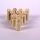 3D Wood People Shapes Pack of 10