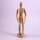 Smooth Finish Wooden Male Manikin
