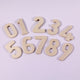 wooden numbers