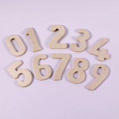 Large Wooden Number Stencils Pack of 10