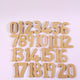 wooden math symbols