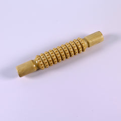 Crinkled Surface Wooden Rolling Pin