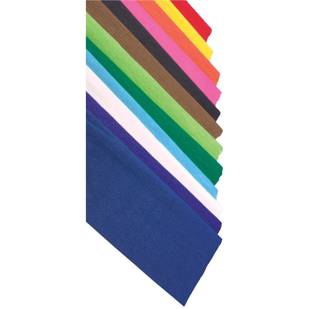 Crepe Paper Sheets For Crafting & Gift Wrapping 3m Choose Colour